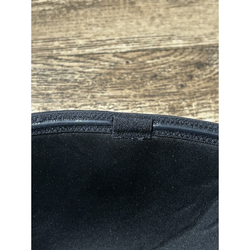 Calvena by Delimira Strapless Bra 38E Black Smooth, Non Slip, Convertible Full - Picture 4 of 10